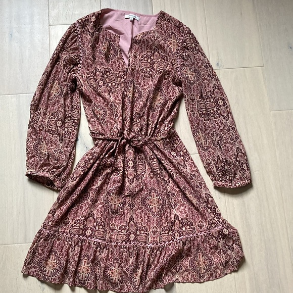Madewell kaleidoscope dress small boho peasant - Picture 4 of 8